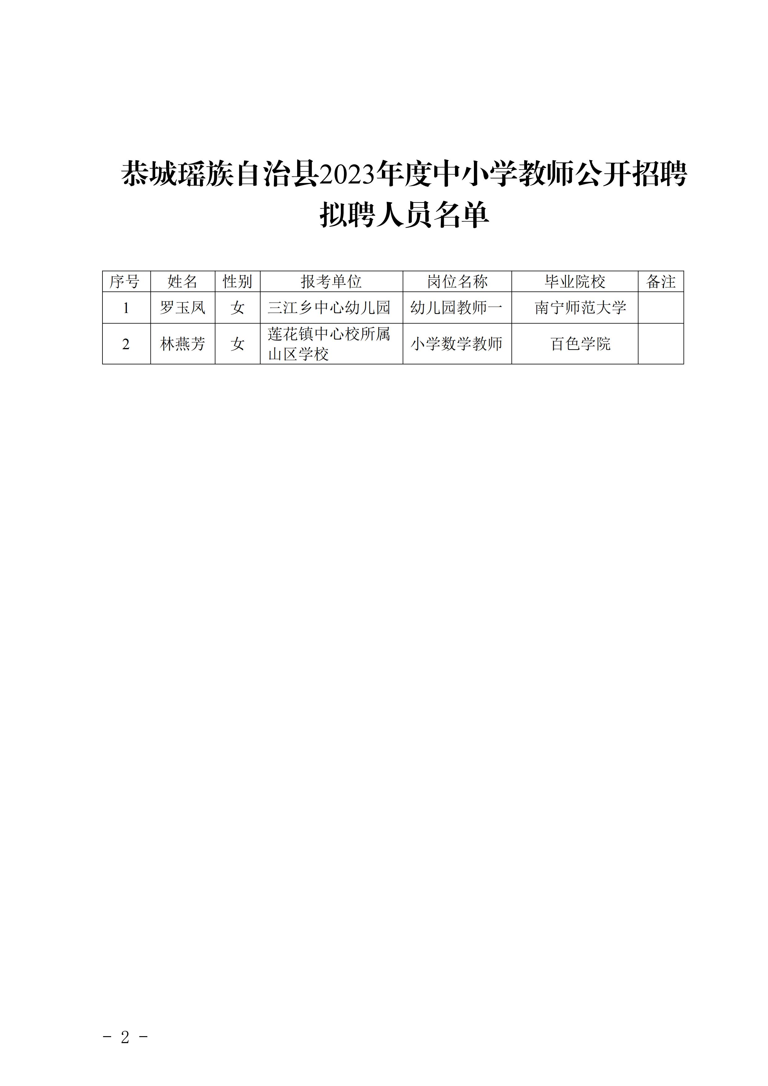 恭城瑶族自治县成人教育事业单位人事最新任命通知