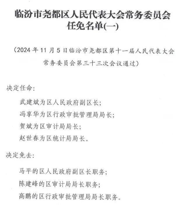 山西省忻州市保德县尧圪台乡人事任命动态更新