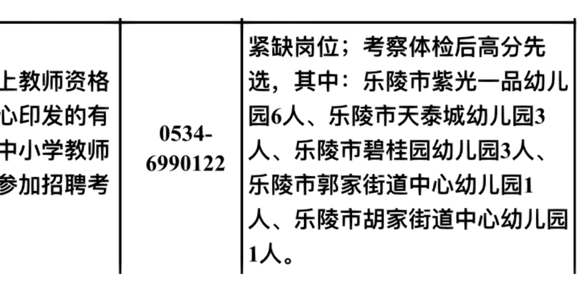 乐陵市特殊教育事业单位最新招聘信息及解读